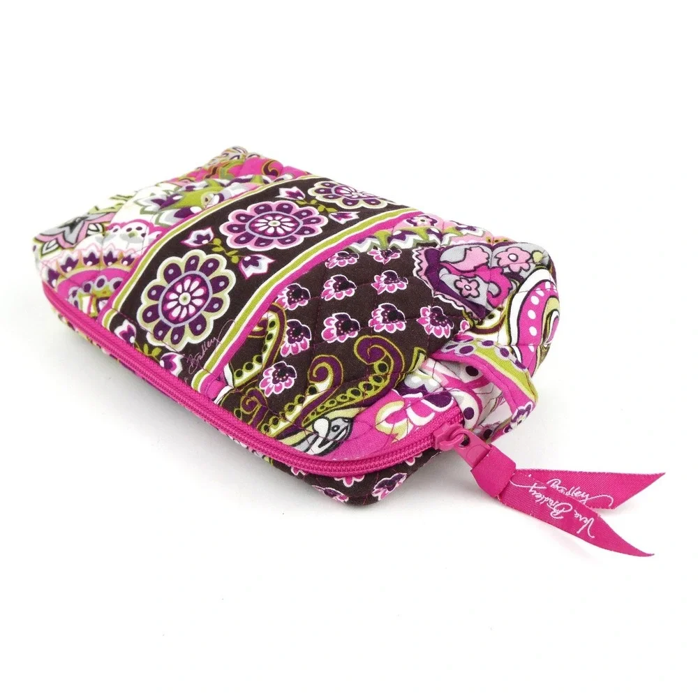 Vera Bradley Very Berry Paisley Medium Cosmetic Case